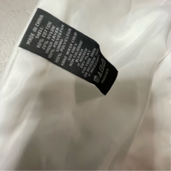 Vince Camuto St. Tropez Ivory embroidered skirt size 14 - Picture 6 of 16